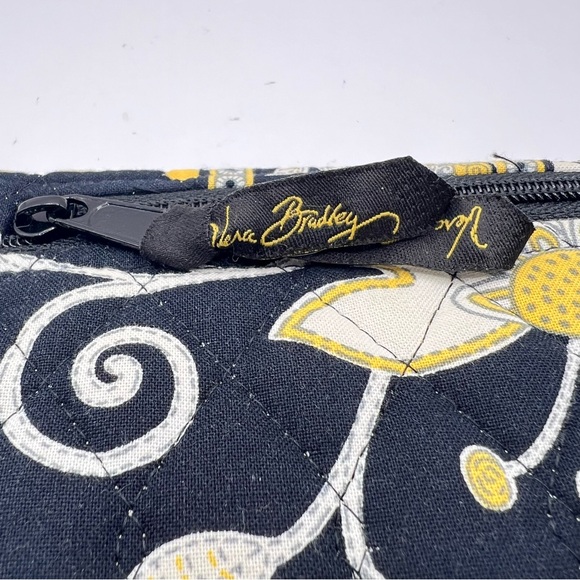 NWOT Vera Bradley Large Trifold Quilted Wallet Retired Yellow Bird Vintage 8x4" - Picture 9 of 13
